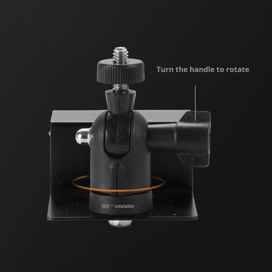 Всепогодное крепление для желоба, устойчивое к коррозии, с регулировкой угла в 360 градусов, всепогодное крепление для камеры на желоб