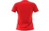 Adidas T Shirts Women's Orange Crew Neck Moderate Straight Fit DU0631