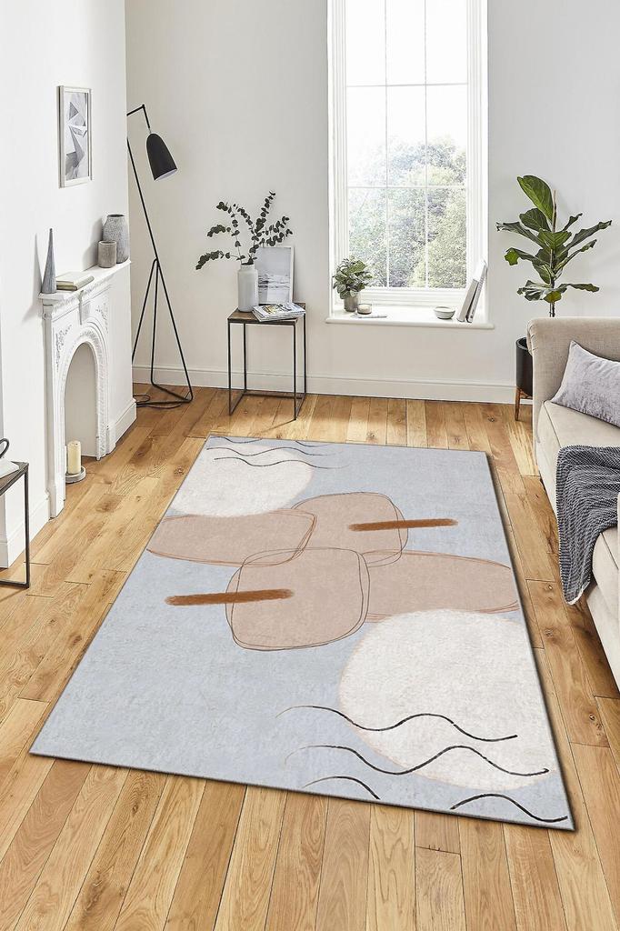 Современный домашний ковер с 3D-печатью, декоративный специальный дизайн, моющийся, нескользящий, устойчивый к пятнам мягкий коврик для спальни, гостиной