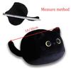 10/30CM Black Cat Plush Pillow Cartoon Cat Head Cat Doll Gift Cuddly Pillow Cushion Doll  Girl