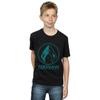 DC Comics Boys Aquaman Aqua Logo T-Shirt