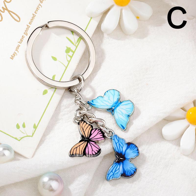 1шт сумка аксессуары бабочка брелок автомобильные брелки брелки брелок бабочка кулон