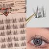 Reusable Adhesive False Eyelashes Wispy False Eyelash Clusters Self-adhesive Lash Clusters  Makeup