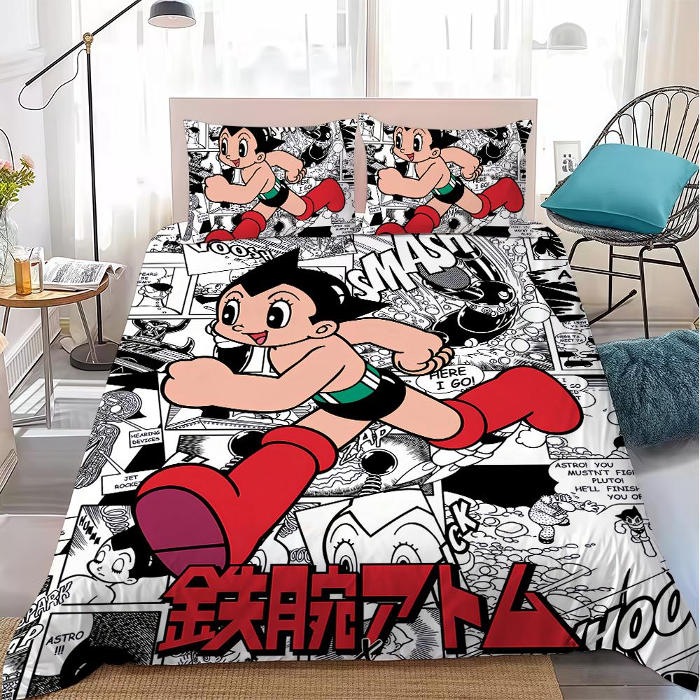 Comic Astros B-Boy Cool Duvet Cover Set Soft Wash Bed 3 Piece Summer Comfortable Student Dormitory Home Baby Bedding Best seller