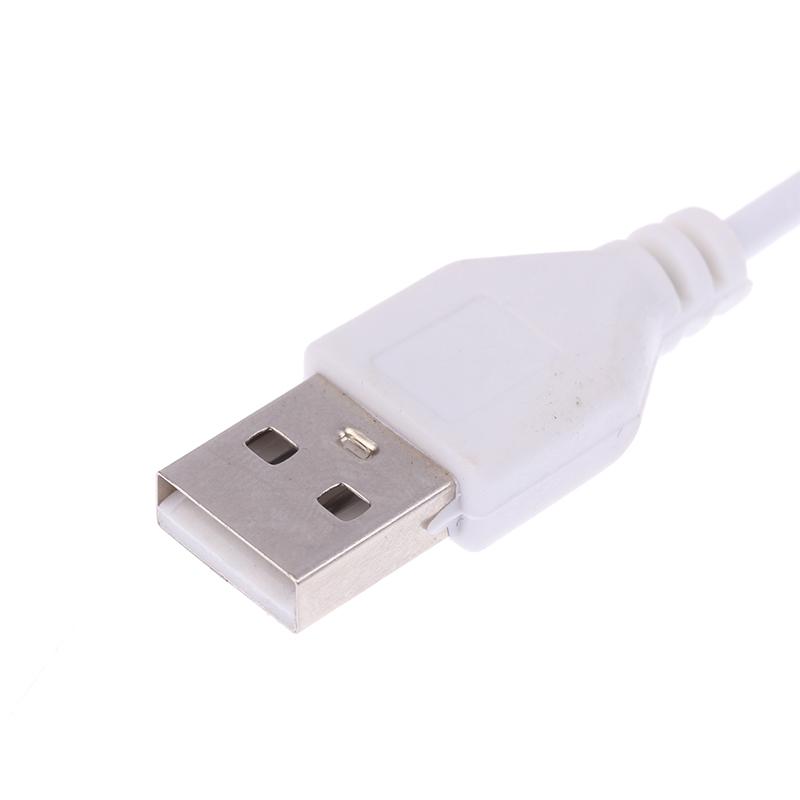 1 шт. 80 см USB-кабель зарядный шнур медный провод отверстие подходит 5 В фонарик бритва машинка для стрижки волос провод одно отверстие 1.8