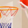 Foldable Basketball Hoop for Kids Adjustable Height Indoor Toy No-Drill Wall-mounted Basketball