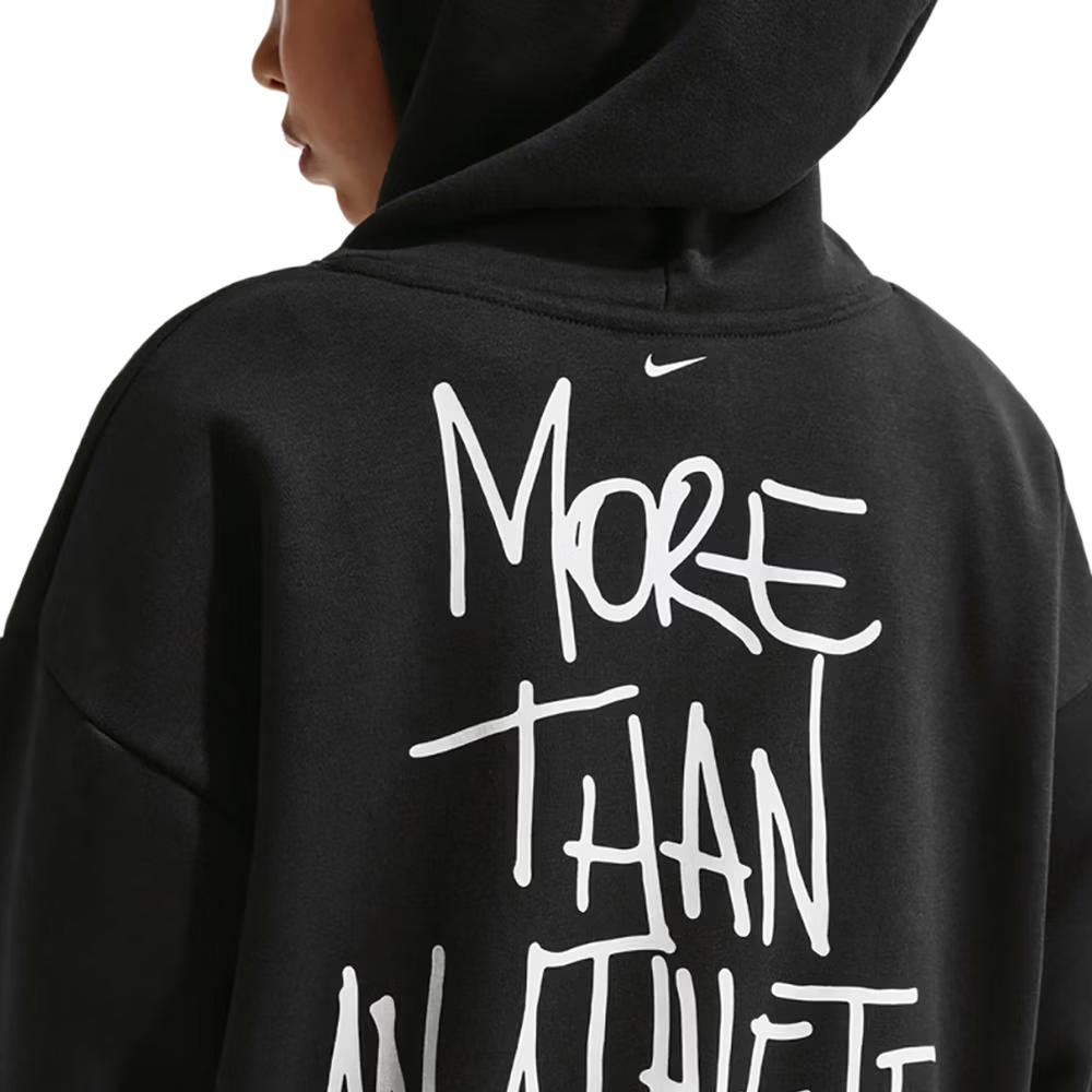 Nike Леброн Заткнись и Дриблируй Флисовый Худи с Капюшоном Лонгслив Детский Детская одежда IQ0269-010