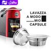 [HLM01-1] Reusable Coffee Capsule Filter Refillable Crema Pods Stainless Steel for Lavazza Machine LAVAZZA A MODO MIO JOLIE ESPRIA IDOLA