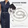 European and American Versatile Metal Circle Waist Chain Decoration Dress Clothing Accessories Chain Simple High-end Women's Belt