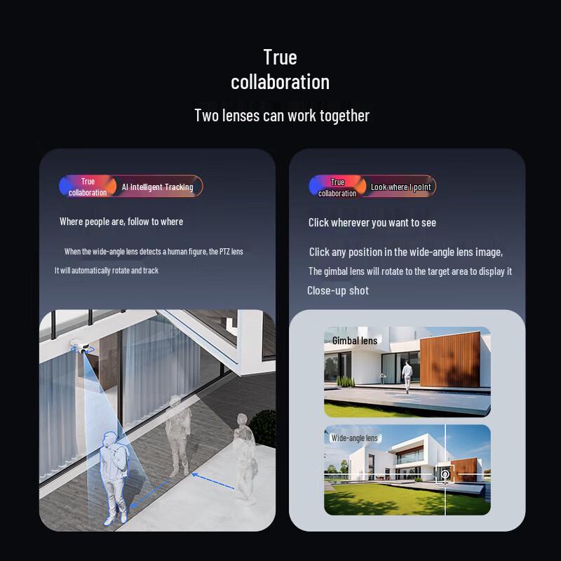 EZVIZ HB90 4G Outdoor Dual-Lens AI Security Camera (CN version)