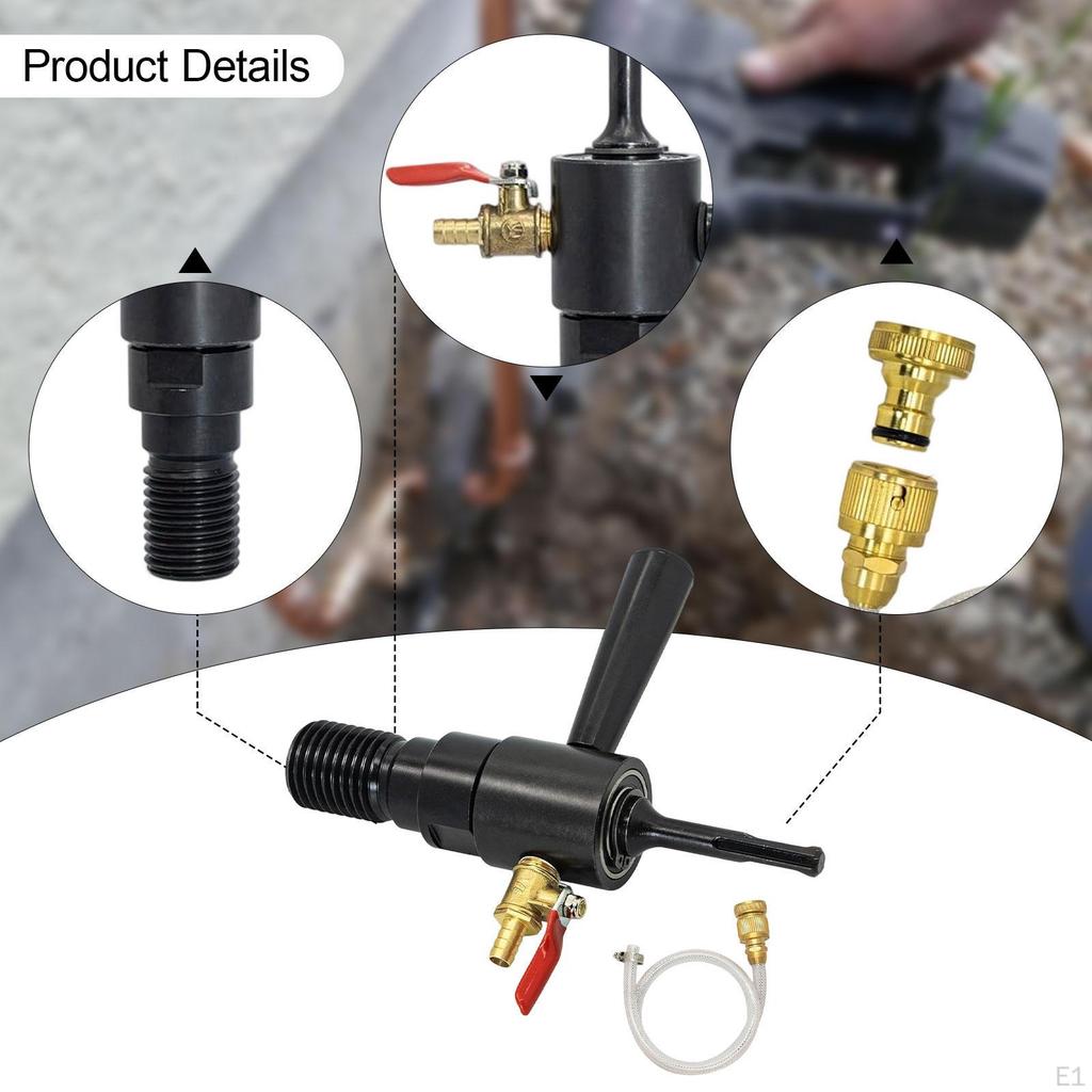 Набор адаптеров для дрели Аксессуары Легко установить со шлангом Заменяемый Водостойкий сердечник
