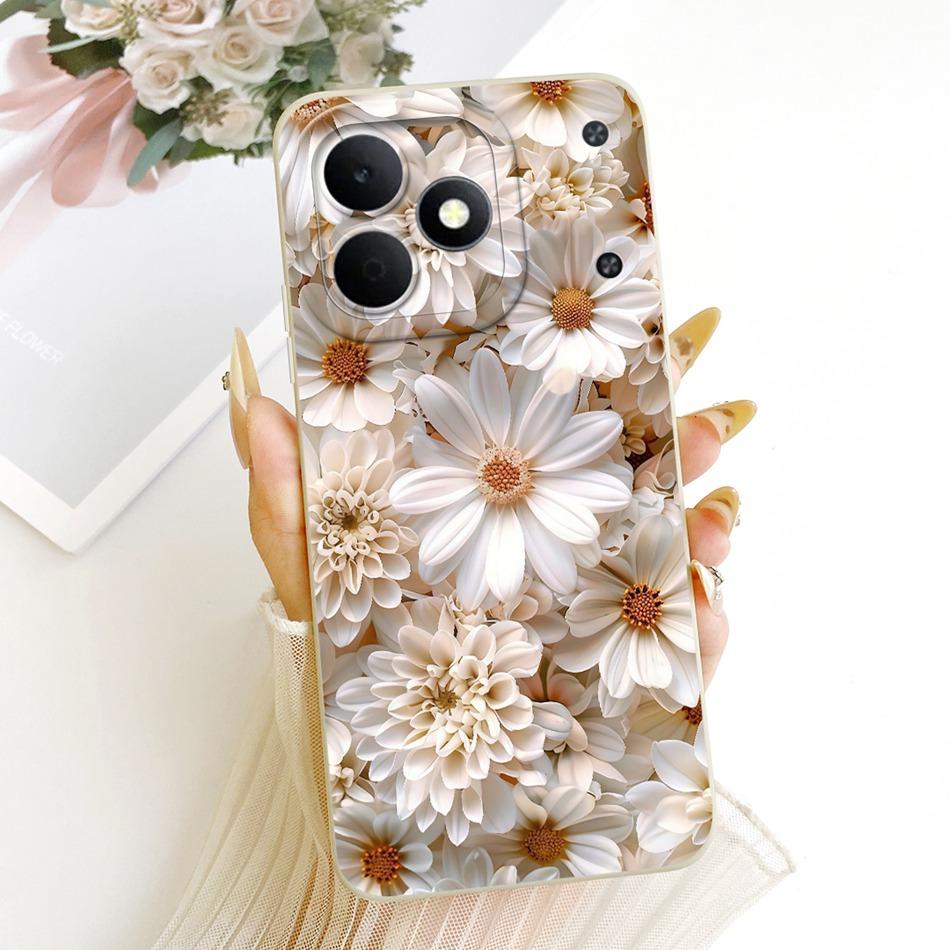 For Realme Note 80 RMX5388 Cute Cat Flower Cartoon Phone Case For Realme Note80 4G Soft Silicone Covers Bumpers