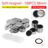 50/100PCS 25-75mm Magnet Refrigerator Badge Pin Button Maker Parts DIY Badge Button Pins for Art Crafts Making Fridge Badges Set