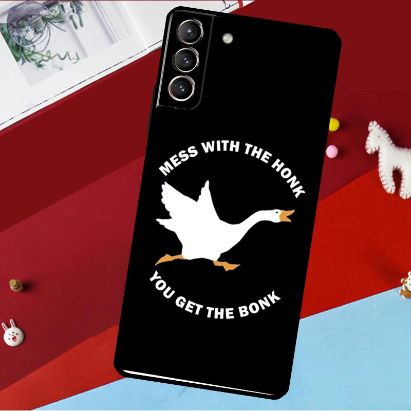 Утка Гусь Кряк Бряк Смешной Мем Чехол Для Samsung Galaxy S25 S24 S22 S23 Ultra Plus S20 S21 FE S9 S10 S24 FE Чехол для Телефона