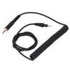 Headphone Sound Cable Long Spring Extension Sound Cable with 3.5mm Plug 6.3mm Adapter for DJ HDJ CUE1 HDJ CUE1BT HDJ X5