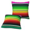 Mexican Indigenous 4 2 Pcs Square Pillowcase Pillow Cover Cushion Zip Decorative Comfort Throw Pillow For Home Sofa