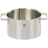 ZWILLING "Vitality Stock Pot 20 см 3,5 л" Глубокая кастрюля из нержавеющей стали с двумя ручками и 3-слойным дном Совместимо с IH Можно мыть в посудомоечной машине [Авторизованный Ja