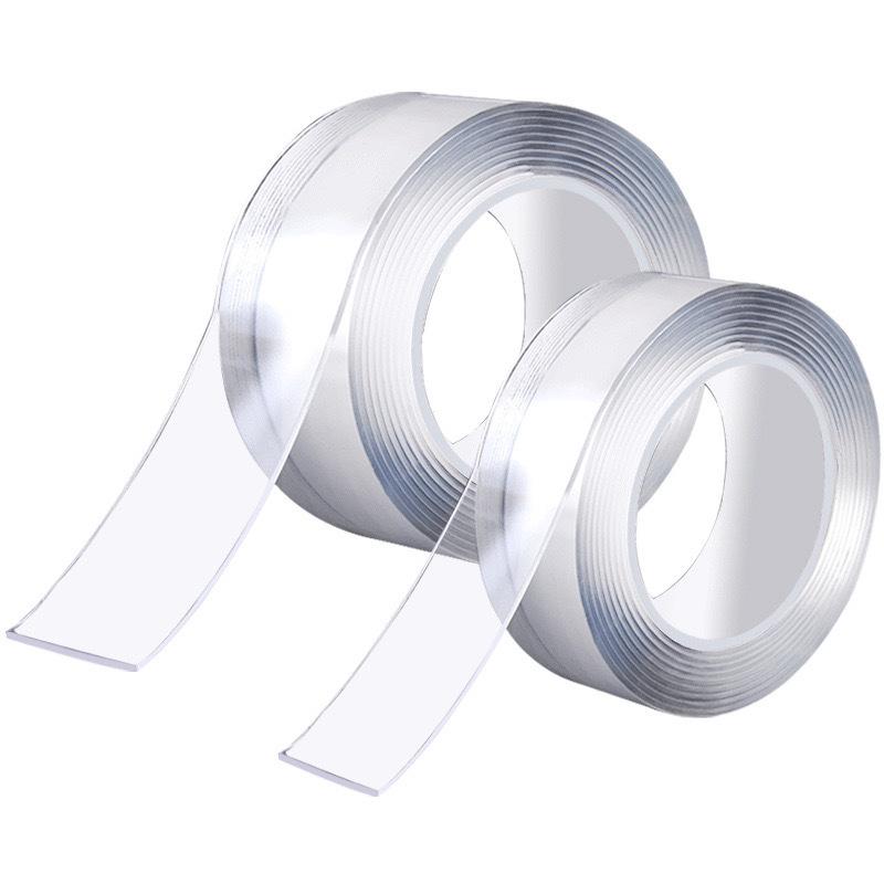 Nano Double Sided Sticker Reusable Washable Waterproof Transparent Self Adhesive Traceless Tape for Home Office