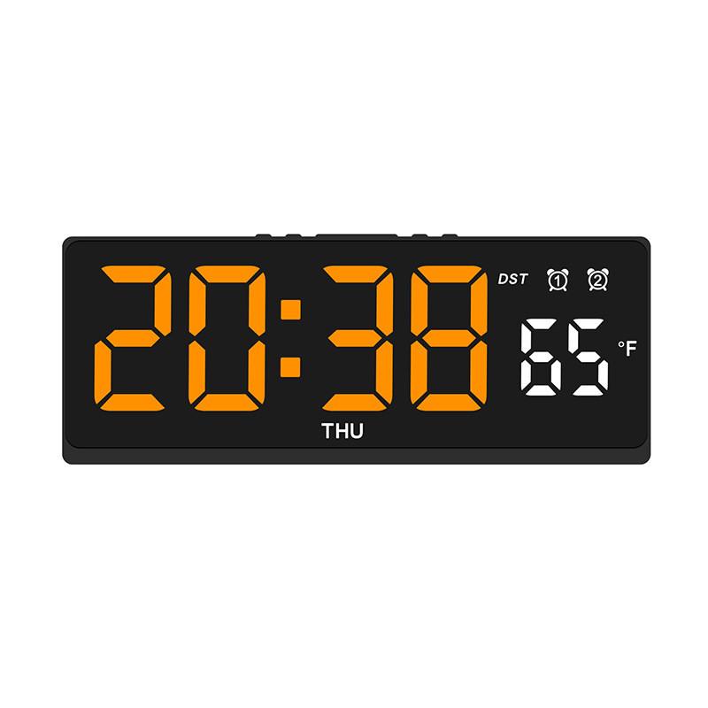 Multialarm Modern Led Desk Clock With Temperature Display For Office Or Bedroom Use