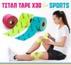 Титановая лента Phiten x Аква-титан для снятия мышечной усталости, stiffness и травм поясницы, для стола и выступлений X30, Эластичная, Спортивная, Розовая,