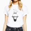 Various Funny Sketch Types Print Women T Shirt New Fashion Short Sleeve O Neck Tshirt Women White Tops Tshirt