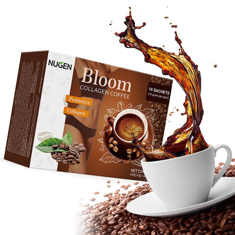 Bloom Collagen Coffee Luxe Slim Glutathione Порошок кофе для похудения L-глутатион