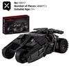 2830PCS The Batmobile Tumbler BatPod Motorcycle Building Blocks Set Adults 1:8 High-tech Power Bricks Model Diy Kit Toy For Boys