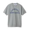 Champion Short Sleeve Crew Neck Oxford Size USA Collegiate Graphic Print Men's Sweatshirt, Basic, Gray, M, C3-X017, Cotton, Fleece,