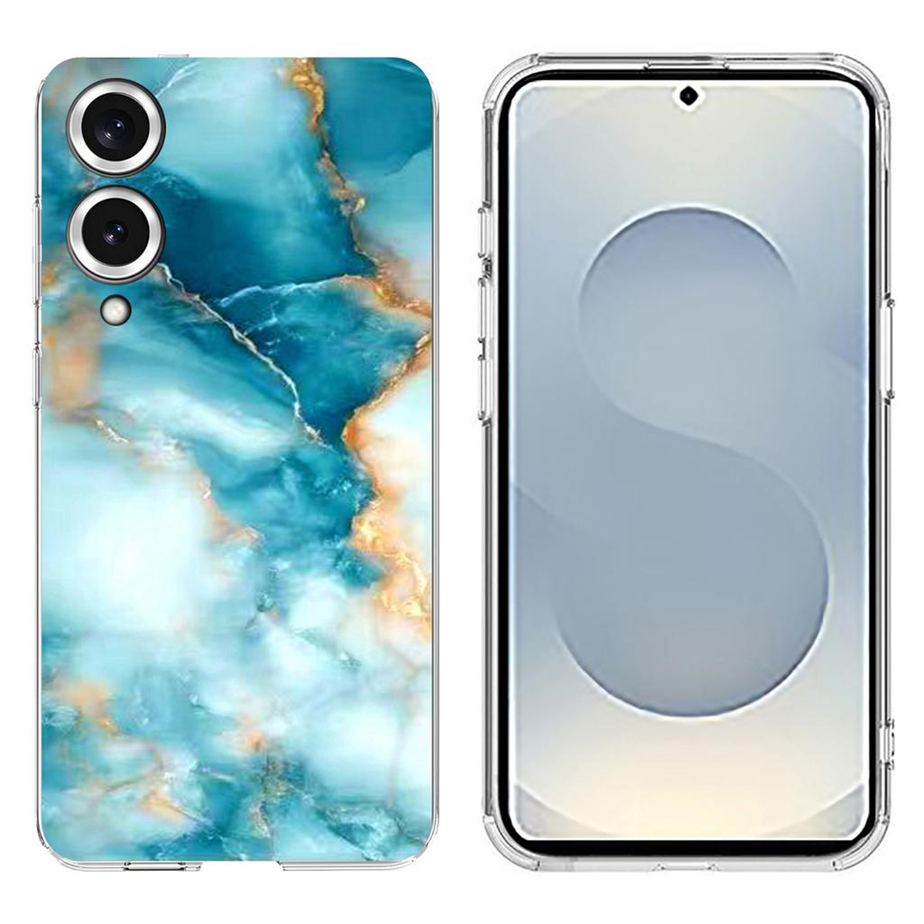 Мягкий ТПУ чехол для Samsung Galaxy S25 Edge с печатью мраморного узора, чехол для телефона