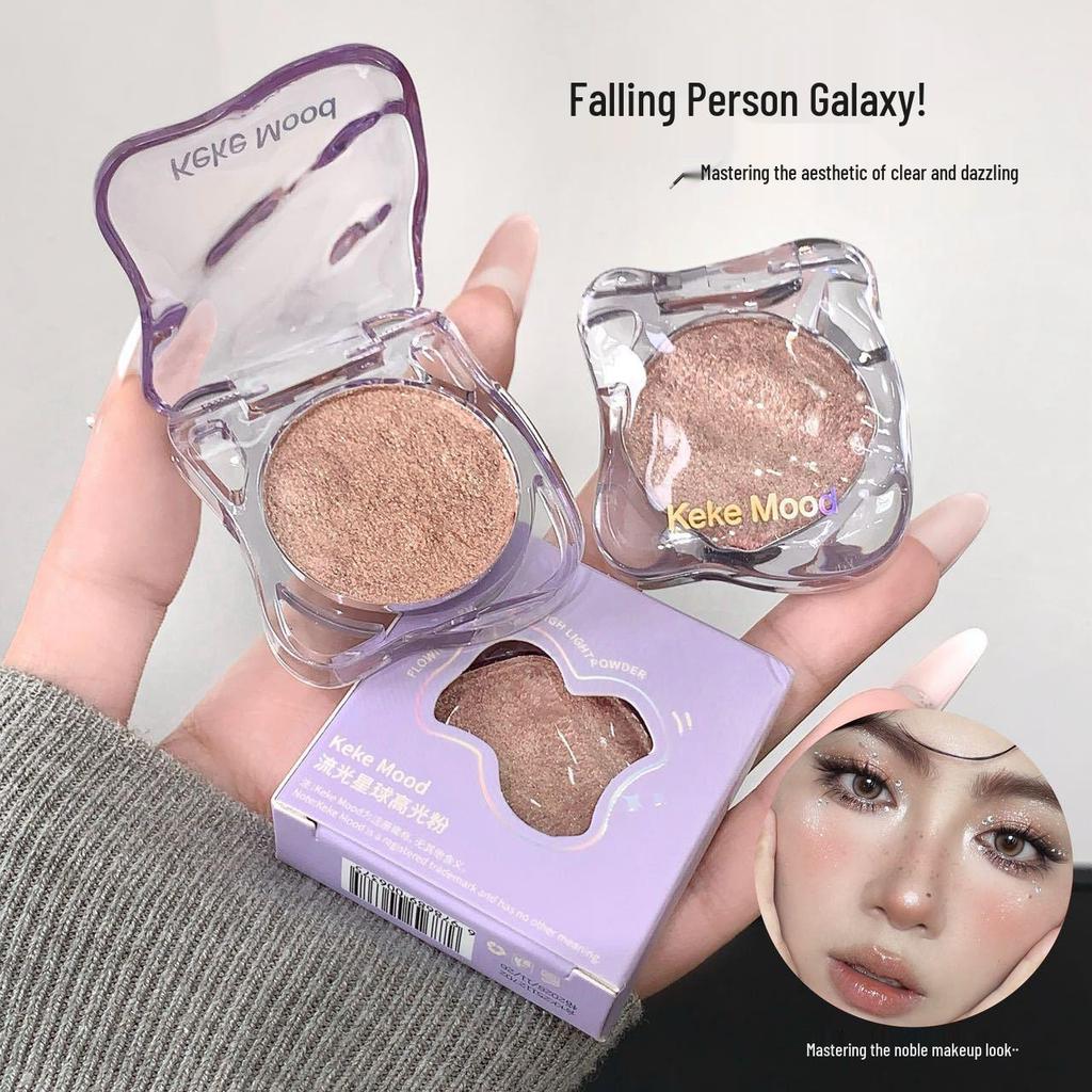 Светящаяся 3D пудра-хайлайтер kekemood: Придайте сияние, подчеркните контуры и улучшите цвет лица естественным образом