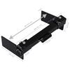 Snow Plow Adapter for Lawn Tractor Black