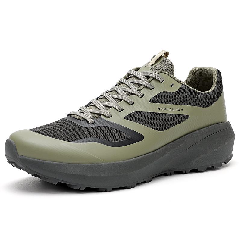 Men's Hot-Selling Non-Slip Waterproof Hiking Shoes - Cushioned Off-Road Running Sneakers for Outdoor Sports