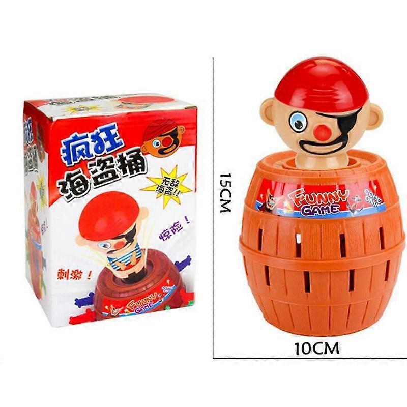 1PCS Tricky Toys The Pirates Uncle Insert Sword Barrel Table Game