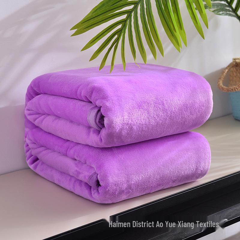 Customizable Thickened Gift Blanket - Ideal for Naps & Air Conditioning