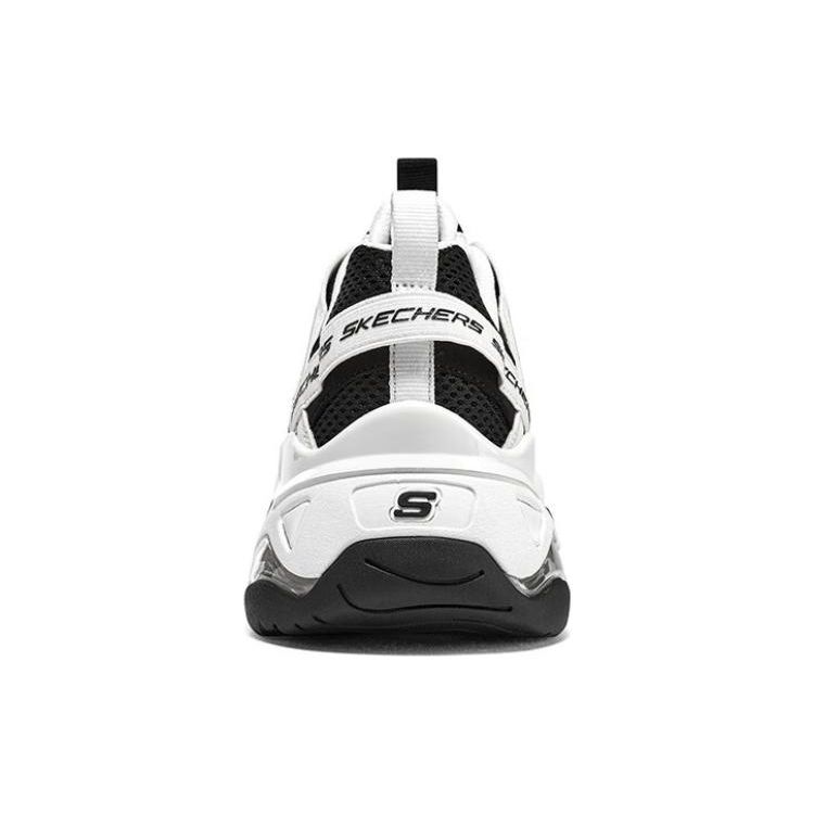 Skechers DLites 3.0 Спортивные кроссовки из воздушной сетки Универсальные Прочные Низкие Папины кроссовки Женская кроссовка Черно-белый 896233-BKW