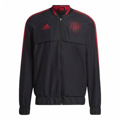 Футболка Manchester United Anthem Color Block Sports Zip, мужская, черная, H63998