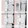 Thick Doors Hinge Aluminum Alloy Casement Left Right