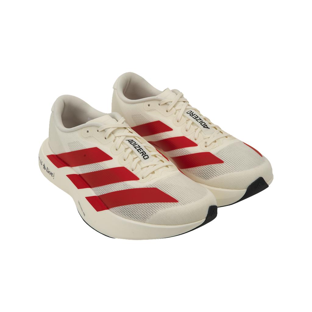 adidas Adizero Evo SL Бегать — значит жить! Мужские кроссовки Белые Молочные Ярко-алые JS1182