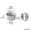 Strong 17mm Ball Joint Fastening Nut Aluminum Locking Nut Suitable for Rotating Phone Car Mounts & Tablet Holders