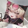 Jahoda Genshin Impact Game Pillow Case Square Pillow Bedroom Sofa Leisure Comfort Cushion Car Home Decoration