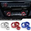 Ручка кондиционера, кнопка регулировки громкости звука, круглая декоративная накладка на кольцо для BMW 1 2 3 3GT 4 серии X1(С кнопкой АВТО)
