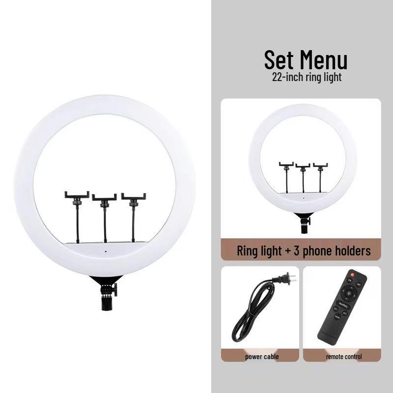 LED Selfie Ring Light with Adjustable Tripod for Live Streaming and Photography