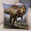 Car Sofa Home Pillowcase Jurassic Dinosaur Cushion Cover Decorative Wildlife Print