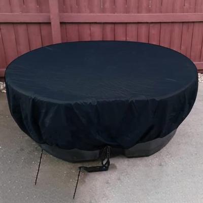 Уличный изолированный чехол для джакузи с затягивающимся шнурком, анти-УФ-покрытием, водонепроницаемый, универсальный