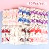 10Pcs 12Cm Bear Flower Bouquet Toy Cartoon Doll Foam Bouquet Gift Party Decor