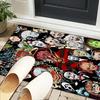 Horror Movie Icons Office Rug Chair Mat, Game Carpet, Suitable for Front Door, Bedroom, Living Room, Desk, Holiday Gift
