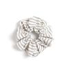 [Suzy Wearing] Prh002 Stripe Scrunchie White