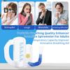 Incentive Spirometer 5000ML Volume Measurement with Flow Rate Indicator Deep Breathing Trainer Students Children Adults Elderly Lung Exerciser Device