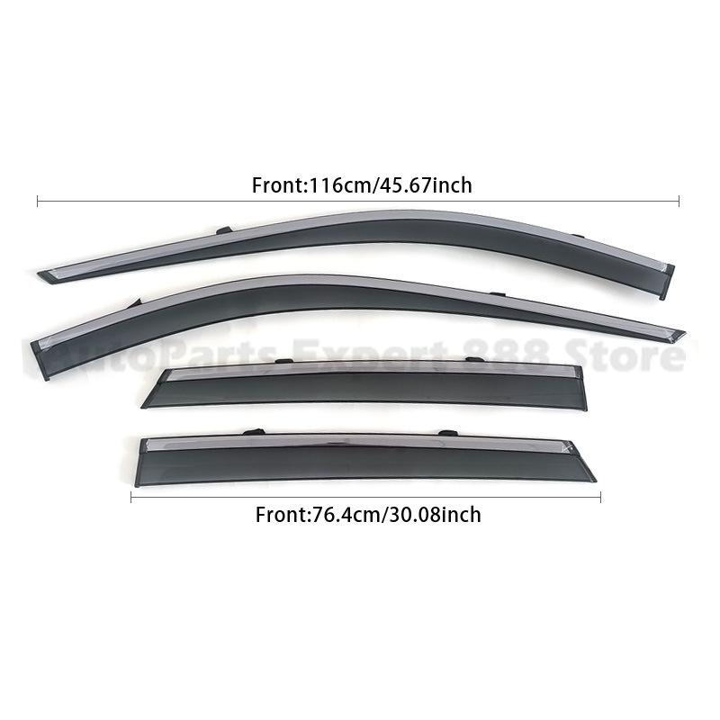 Window Visor Weather Shield For Chery Omoda 5 Car Accessories Rain Guard Deflector Windshield Rain Eyebrow Awning Trim