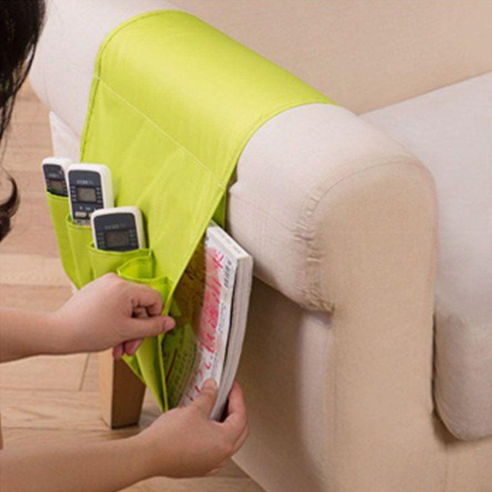 Household Hanging Sofa Side 4 Pockets Pouch Storage Bag Holder Organizer